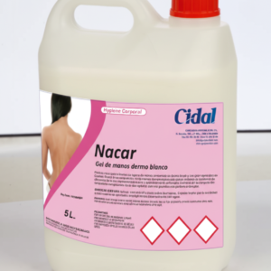 GARRAFA JABON DE MANOS NACAR CIDAL 4X5KG